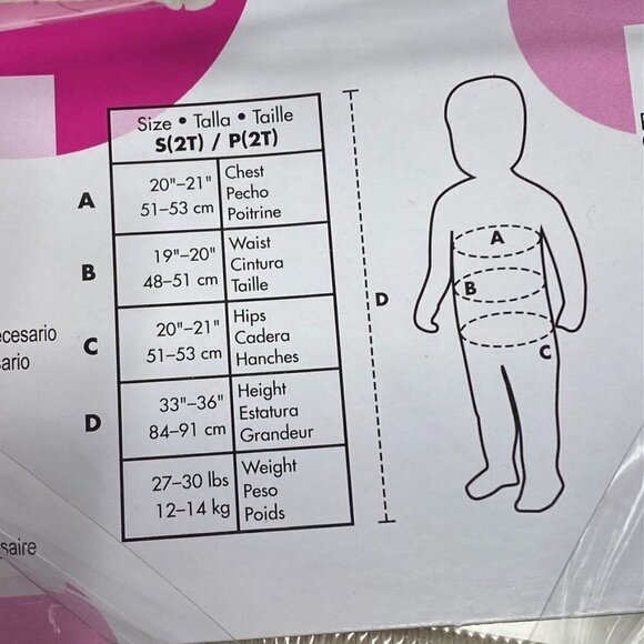 Disguise Disney Minnie Mouse Halloween Costume Dress Headband Szs 2T/ 3-4T - Picture 8 of 11